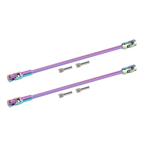 Kompatibel Mit LCG Für Scalers Für SCX10 1/10 RC-Autoteile Edelstahl Für Abgeschnittene Antriebswelle Für Kreuzgelenk-Antriebswelle RC-Autozubehör(2pcs) von SYFDGDV