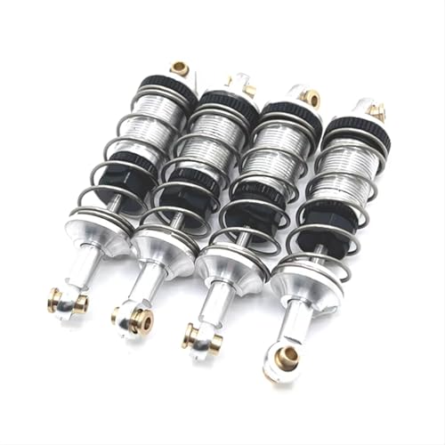Kompatibel Mit MJX 14301 14302 1/14 RC-Autoteilen, Metall-Upgrade, Hydraulischen Stoßdämpfern Vorne Und Hinten RC-Autozubehör(White) von SYFDGDV