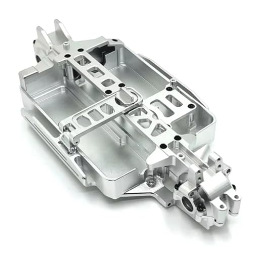 Kompatibel Mit MJX Für Hyper Go 16207 16208 16209 16210 H16 M162 1/16 RC-Auto-Upgrade-Teile Zubehör Metallgehäuse Für Chassis RC-Autozubehör(Silver) von SYFDGDV