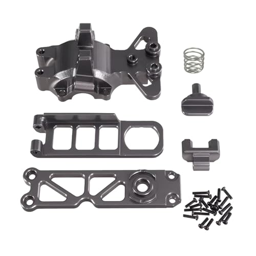 Kompatibel Mit MJX Für Hyper Go 16207 H16 H16BM H16PL H16V3 M162 1/16 RC-Auto-Upgrade-Zubehör, Vordere Obere Getriebeabdeckung, Batterieclip RC-Autozubehör(Gray) von SYFDGDV