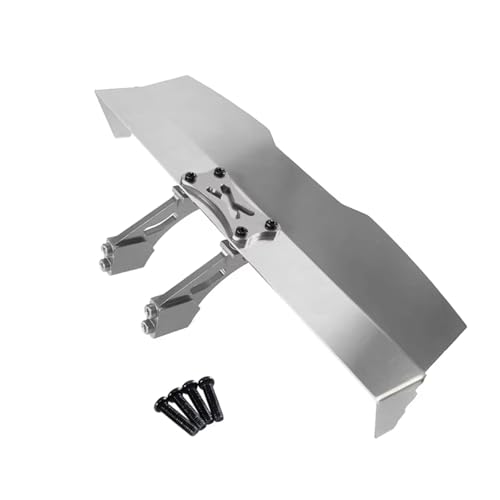 Kompatibel Mit MJX Für Hyper Go 16207 H16PL RC Autoteile Metall Heckflügel Heckspoiler Flügel Upgrade Teile RC-Autozubehör(White) von SYFDGDV