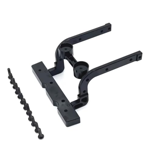 Kompatibel Mit MJX Für Hyper Go H12Y 1/12 RC Crawler Car Upgrade Modifikationsteile Zubehör Frontstoßstange Aus Aluminiumlegierung RC-Autozubehör(Black) von SYFDGDV