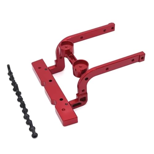 Kompatibel Mit MJX Für Hyper Go H12Y 1/12 RC Crawler Car Upgrade Modifikationsteile Zubehör Frontstoßstange Aus Aluminiumlegierung RC-Autozubehör(Red) von SYFDGDV