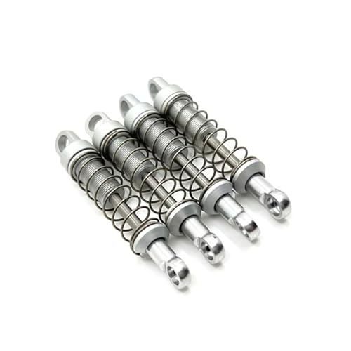 Kompatibel Mit MN Für MN168 Für MN78 1/12 RC Auto Teile Metall Upgrade Nicht-Hydraulische Externe Für Frühling Stoßdämpfer Set RC-Autozubehör(White) von SYFDGDV