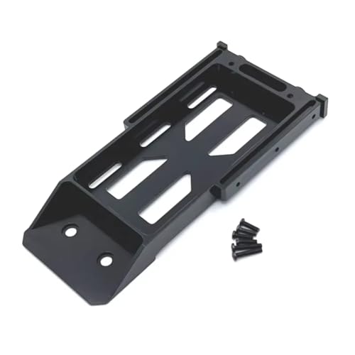 Kompatibel Mit MN128 MN86 MN86S MN86K MN86KS 1/12 RC Crawler Auto Upgrade Teile Zubehör Metall Batterie Fach Hinten Stoßstange Montieren RC-Autozubehör(Black) von SYFDGDV