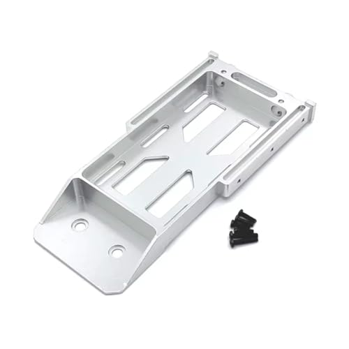 Kompatibel Mit MN128 MN86 MN86S MN86K MN86KS 1/12 RC Crawler Auto Upgrade Teile Zubehör Metall Batterie Fach Hinten Stoßstange Montieren RC-Autozubehör(Silver) von SYFDGDV