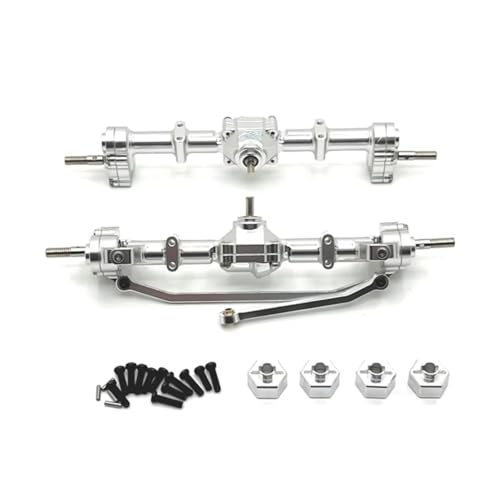 Kompatibel Mit MN168 1/12 RC-Auto-Upgrade-Teilezubehör, Metall-Vorder- Und Hinterportal, 12-mm-Rad-Sechskantverbinder RC-Autozubehör von SYFDGDV