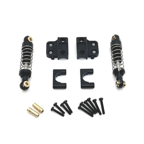 Kompatibel Mit MN82 LC79 1/12 RC Car Upgrade-Teile-Zubehör Metall-Hinterachs-Stoßdämpfer Und Fester Sitzhalterungssatz RC Auto Upgrade-Teile(Black) von SYFDGDV