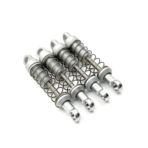 Kompatibel Mit Mn78 1/12 RC Car Metall-Upgrade-Teile Stoßdämpfer 4 Stück Absorber RC-Autozubehör(White) von SYFDGDV