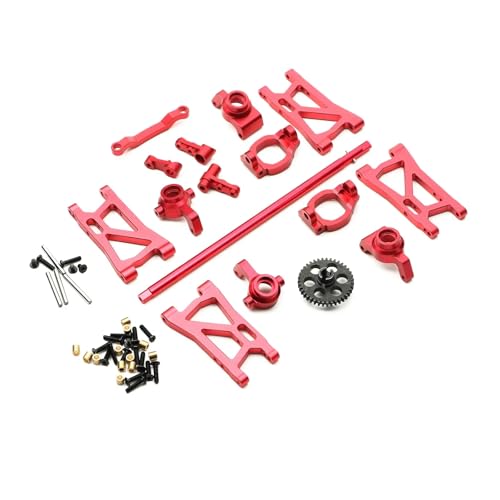 Kompatibel Mit Remo Für Hobby 1621 1631 1651 RC-Auto-Upgrade-Teile Metall-Lenkblock C-Hub-Träger Lenkung Montage Querlenker RC-Autozubehör(Red) von SYFDGDV