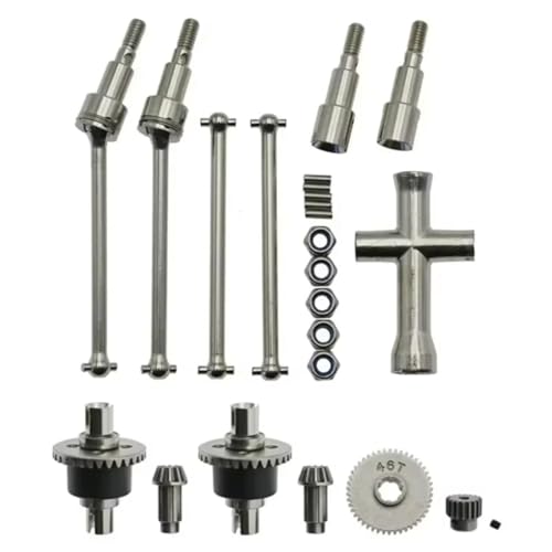 Kompatibel Mit SCY 16101 16102 16103 16201 Pro 1/16 Brushless RC Car Upgrades Teile Metalldifferential Und Antriebswellensatz RC Auto Upgrade-Teile Kompatibel Mit SCY 16101 16102 16103 16201 Pro 1/16 Brushless RC Car Upgrades Teile Metalldifferential Und Antriebswellensatz RC Auto Upgrade-Teile von SYFDGDV