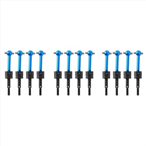 Kompatibel Mit Tamiya Für TT01 Für TT02 TA04 1/10 RC-Auto-Upgrade-Teile, Zubehör, 12 Stück, Metall Für Universal-Antriebswelle CVD 53792 RC-Autozubehör Kompatibel Mit Tamiya Für TT01 Für TT02 TA04 1/10 RC-Auto-Upgrade-Teile, Zubehör, 12 Stück, Metall Für Universal-Antriebswelle CVD 53792 RC-Autozubehör von SYFDGDV
