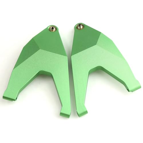 Kompatibel Mit Traxxas Für Desert Für Racer Für UDR 1/7 RC Car Upgrade-Teile Zubehör 2 Stück Metall Front Lower Suspension Arm 8532 8533 RC-Autozubehör(Green) von SYFDGDV