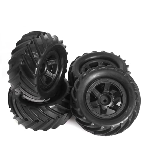 Kompatibel Mit Traxxas Für E-Revo 1/16 RC Crawler Auto Upgrade Modifikation Teile Zubehör 4PCS 90mm Gummireifen Räder Reifen RC-Autozubehör Kompatibel Mit Traxxas Für E-Revo 1/16 RC Crawler Auto Upgrade Modifikation Teile Zubehör 4PCS 90mm Gummireifen Räder Reifen RC-Autozubehör von SYFDGDV