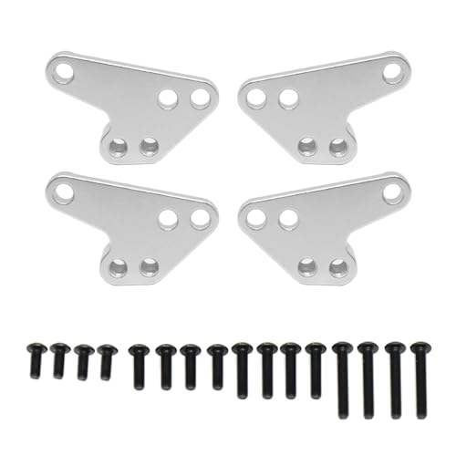Kompatibel Mit Traxxas Für MAXX 1/10 RC Autoteile Zubehör Aluminiumlegierung Vorderachse Hinterachse Untere Stoßdämpfer Mount Code Kit RC-Autozubehör von SYFDGDV