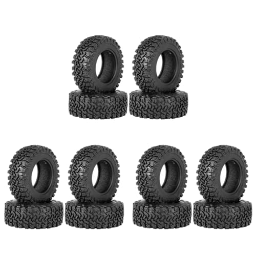 Kompatibel Mit Traxxas Für TRX4 Für Axial Für SCX10 Für MST 1/10 RC Crawler Car 12 STK 90 Mm 1,9 Gummireifen Radreifen RC-Autozubehör Kompatibel Mit Traxxas Für TRX4 Für Axial Für SCX10 Für MST 1/10 RC Crawler Car 12 STK 90 Mm 1,9 Gummireifen Radreifen RC-Autozubehör von SYFDGDV