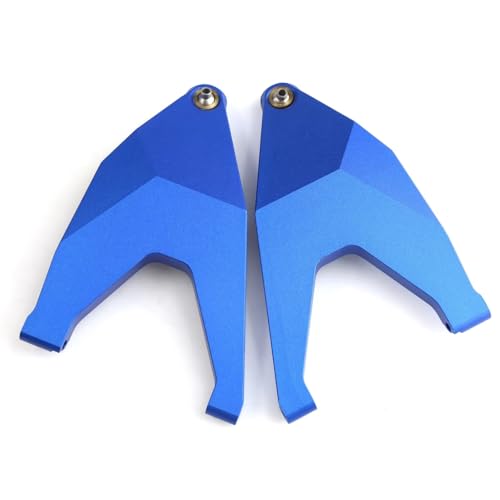 Kompatibel Mit Traxxas Für Unlimited Für Desert Für Racer 1/7 RC-Auto-Upgrade-Teile, 2 Stück Vorderer Unterer Querlenker Aus Metall 8532 8533 RC-Autozubehör(Blue) von SYFDGDV