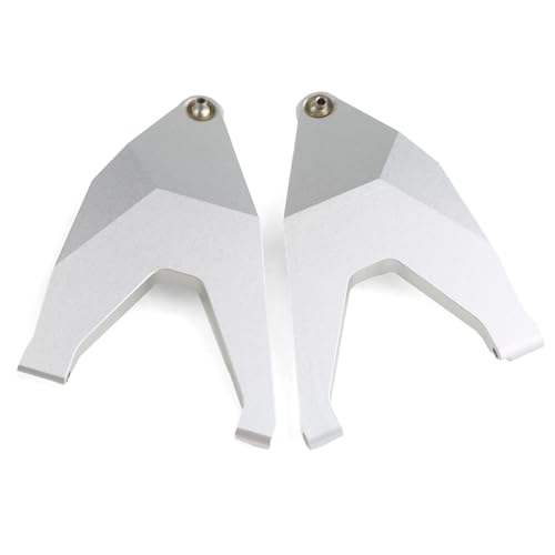 Kompatibel Mit Traxxas Für Unlimited Für Desert Für Racer Für UDR 1/7 RC Car Upgrade-Teile Zubehör 2 Stück Metall Front Lower Arm 8532 8533 RC-Autozubehör(White) von SYFDGDV