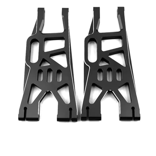 Kompatibel Mit Traxxas Für Xmaxx 6S 8S 1/5 RC Truck Upgrade-Teile Zubehör 2 Stück Metall Vorne Hinten Unten Aufhängungsarm RC-Autozubehör(Black) von SYFDGDV