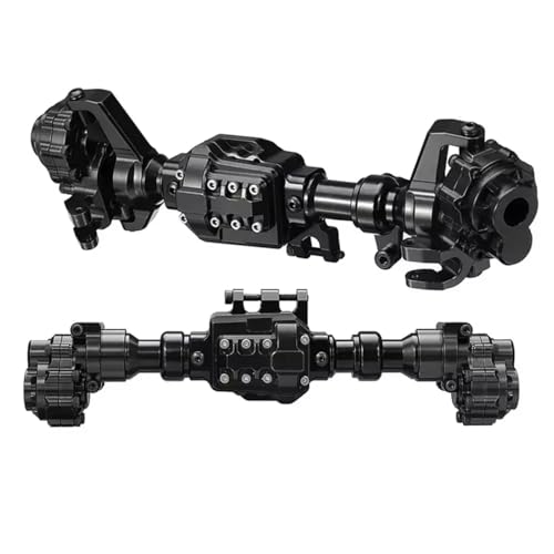 Kompatibel Mit Trxs Für TRX-4 Für Defender Für Bronco G500 1/10 RC Kriechtier Auto-Upgrade-Teile Aluminium-Portalachsgehäuse RC-Autozubehör(Black) von SYFDGDV