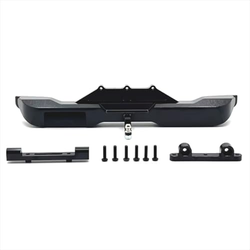 Kompatibel Mit WLtoys 104006 104010 104020 104026 RC-Auto-Upgrade-Zubehörteile, Metall-Heckstoßstange, Kollisionsvermeidung RC-Autozubehör(Black) von SYFDGDV
