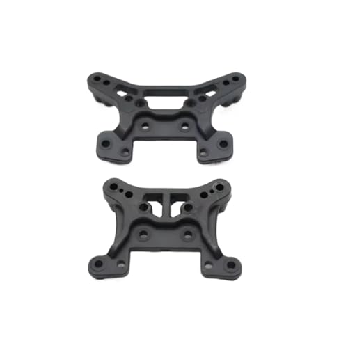 Kompatibel Mit WLtoys 124008 124010 RC-Fernbedienungsauto-Upgrade-Ersatzteile, Vordere Dämpferplatte, Hintere Dämpferplatte RC-Autozubehör von SYFDGDV