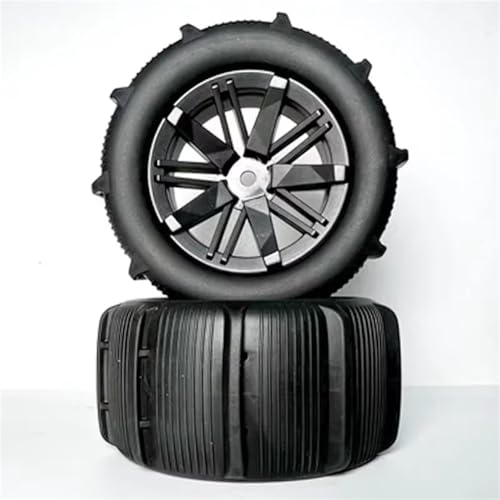 Kompatibel Mit WLtoys 144001 124018 124019 12428 ABC 12427 144002 1/14 1/16 RC Car 80 Mm Sandradreifen Strandreifen 12 Mm Sechskantnabe RC-Autozubehör(2pcs) von SYFDGDV