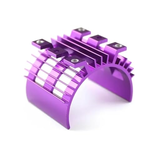 Kompatibel Mit WLtoys 144001 4WD 1/14 RC Offroad-Auto, Ersatzmodifikation, Upgrade-Teile, Zubehör, Metallkühler RC-Autozubehör(Purple) von SYFDGDV