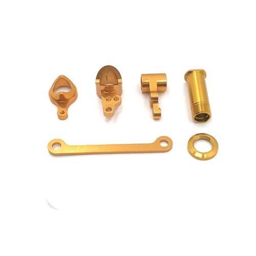 Kompatibel Mit WLtoys 144010 144001 144002 124016 124017 124018 124019 RC Autoteile Metall Upgrade 4 * 7 * 2 Lager Lenkbaugruppe RC-Autozubehör(Yellow) von SYFDGDV