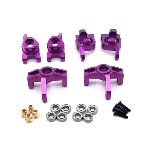 Kompatibel Mit WLtoys 144010 144001 144002 124017 124016 124018 1/14 RC-Autoteile Metall-Lenkbecher C Für Sitz, Hinterradbecher RC-Autozubehör(Gray) von SYFDGDV