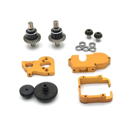 Kompatibel Mit WLtoys 144010 144002 124016 Rc Auto Upgrade Modifikation Zubehör Teile Reduktionsgetriebe Set Differential RC-Autozubehör von SYFDGDV