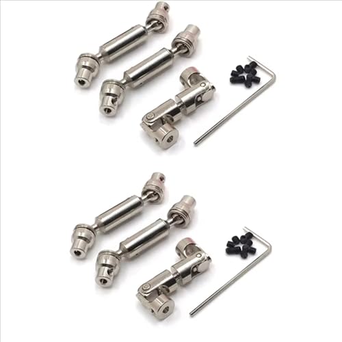 Kompatibel Mit WPL B16 B36 Q60 Q63 Q64 MN77 FY004 6WD 6X6 1/16 RC Auto-Upgrade-Teile Zubehör 6-teilige Metall-Antriebswelle CVD RC-Autozubehör Kompatibel Mit WPL B16 B36 Q60 Q63 Q64 MN77 FY004 6WD 6X6 1/16 RC Auto-Upgrade-Teile Zubehör 6-teilige Metall-Antriebswelle CVD RC-Autozubehör von SYFDGDV