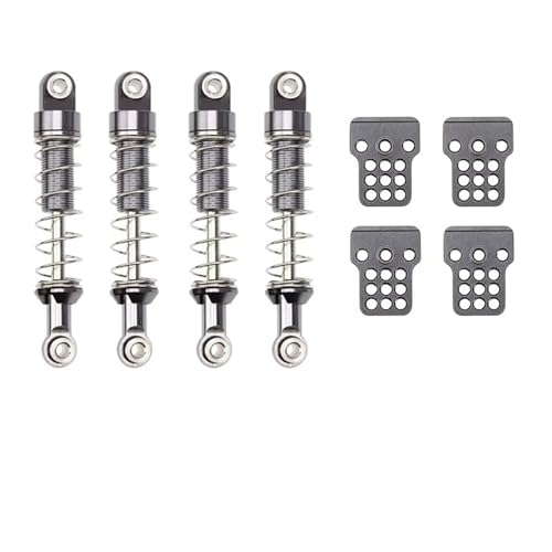 Kompatibel Mit WPL C14 C24 C24-1 Für MN D90 Für MN99S MN45 Metall-Stoßdämpfer-Dämpfer, Erweiterte Halterung Für Sitz, RC-Autoteile-Zubehör RC-Autozubehör(Gray) von SYFDGDV