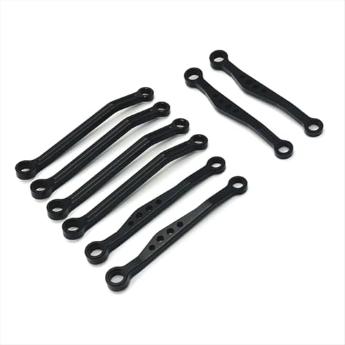 Kompatibel Mit WPL C64 1/16 RC-Auto-Upgrade-Modifikationsteile, Zubehör, Aluminiumlegierung, Vorne Und Hinten, Feststangensatz RC-Autozubehör von SYFDGDV
