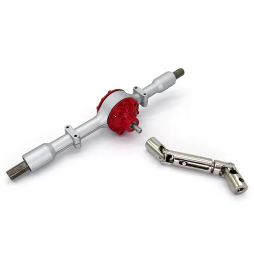 Kompatibel Mit WPL D12 B14 B24 B16 B36 C14 C24 C34 C44 RC Auto Upgrade Teile Hintere Brückenachse Aus Metall Mit Stahlgetriebe RC-Autozubehör von SYFDGDV