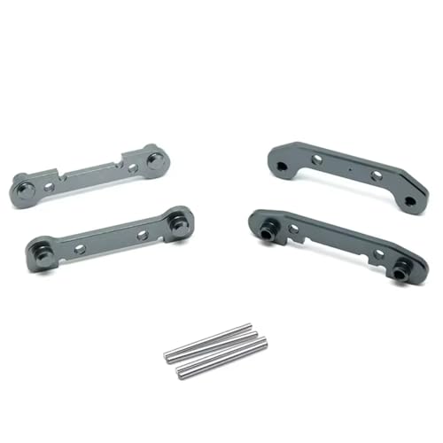 Kompatibel Mit Wltoys 124017 124019 124016 124018 144001 144002 RC-Auto-Upgrade-Teile, Metallverstärkter Kipphebel RC-Autozubehör(Gray) von SYFDGDV