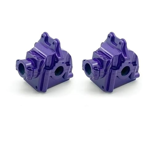Kompatibel Mit Wltoys 144001 144002 144010 124016 124019 RC-Autos, Upgrade-Teile, Metallgetriebegehäuse, Differentialgehäuse, Getriebe RC Auto Upgrade-Teile(Purple,2pcs) von SYFDGDV