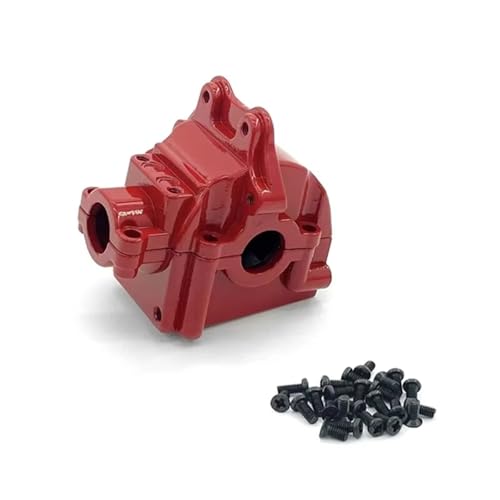 Kompatibel Mit Wltoys 144001 144002 144010 124016 124019 RC-Autos, Upgrade-Teile, Metallgetriebegehäuse, Differentialgehäuse, Getriebe RC Auto Upgrade-Teile(Red,1pcs) von SYFDGDV