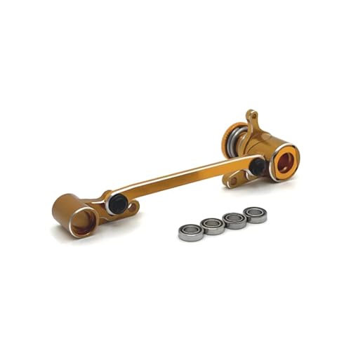 Kompatibel Mit Wltoys 144001 144010 124007 124008 124016 124017 124018 124019 Metall Lenkung RC Auto Upgrade Teile Zubehör RC-Autozubehör(Yellow) von SYFDGDV