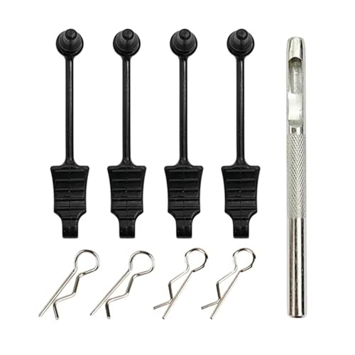 Kompatibel Mit Wltoys Für MJX Für HAIBOXING 1/12 1/14 1/16 RC-Autoteilen, Gummi-Körperclip-Halterung, Schale Mit Festem Schnallenschloss RC-Autozubehör von SYFDGDV