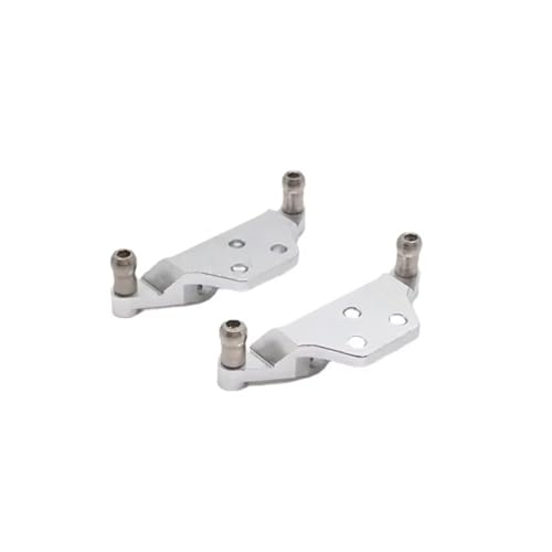 Kompatibel Mit Wltoys P929 P939 K979 K989 K999 1/28 RC-Autoteile, Metall-Stoßdämpfer, Lenkbecher CVD Für Schwingenanzug RC-Autozubehör(Silver) von SYFDGDV