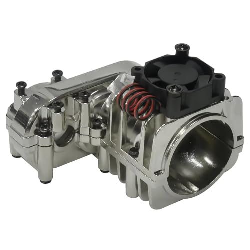 Kompatibel Mit XLF F21A F22A X17 1/10 RC-Auto-Upgrade-Teile Zubehör Metall-Mittelgetriebegehäuse Getriebe Mit Lüfter RC-Autozubehör von SYFDGDV