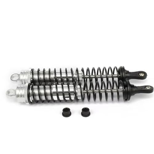 RC Cars Stoßdämpfer Kompatibel Mit HSP Für HPI Für Losi Für Axial 1/8 RC-Auto Für Buggy-LKW-Teile, Ölverstellbarer 140-mm-Aluminium-Stoßdämpfer(Silver) von SYFDGDV