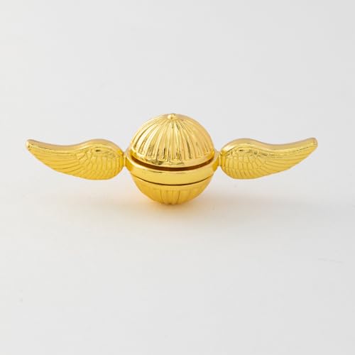 SYFUNLV Handkreisel Fidget Spinner,Engelsflügel Zappeln Finger Legierung Spinner,Anti Stress Metall Sensory Fidget Toy,Hand Spielzeug Special Hochleistungs Kugellager,für Kinder Erwachsene (Gold) von SYFUNLV