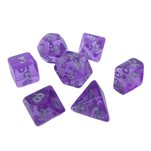 SYJHHWGS Acrylpolyedrisch Würfel Klare Kleine Größe Mit Vielseitigem Spiel Tragbares Brettspiel Für Rollenspiele Für Rollenspiele von SYJHHWGS