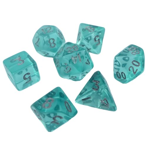 SYJHHWGS Acrylpolyedrisch Würfel Klare Kleine Größe Mit Vielseitigem Spiel Tragbares Brettspiel Für Rollenspiele Für Rollenspiele von SYJHHWGS