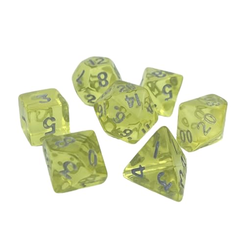 SYJHHWGS Acrylpolyedrisch Würfel Klare Kleine Größe Mit Vielseitigem Spiel Tragbares Brettspiel Für Rollenspiele Für Rollenspiele von SYJHHWGS