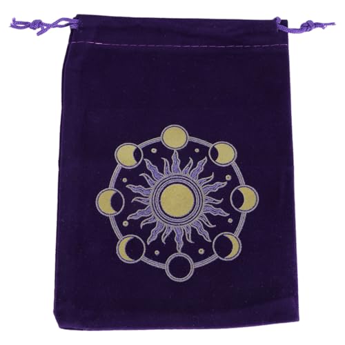 SYJHHWGS Brettspielkarten Zeichnungsstrings Bag Tarot Oracles Kartenspeicherbeutel Runen Beutel Gotteszubehör Speichertasche von SYJHHWGS
