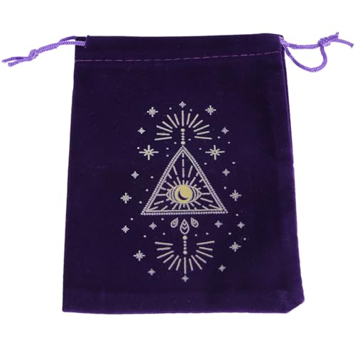 SYJHHWGS Brettspielkarten Zeichnungsstrings Bag Tarot Oracles Kartenspeicherbeutel Runen Beutel Gotteszubehör Speichertasche von SYJHHWGS