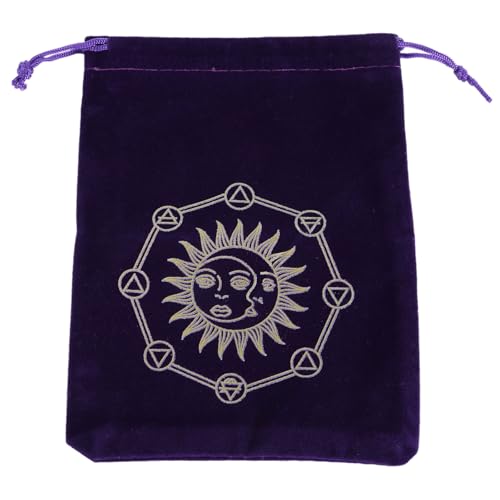 SYJHHWGS Brettspielkarten Zeichnungsstrings Bag Tarot Oracles Kartenspeicherbeutel Runen Beutel Gotteszubehör Speichertasche von SYJHHWGS